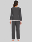 Women V-Neck Top and Pants Lounge Set nicholesgifts