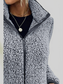 Pocketed Zip Up Turtleneck Jacket nicholesgifts