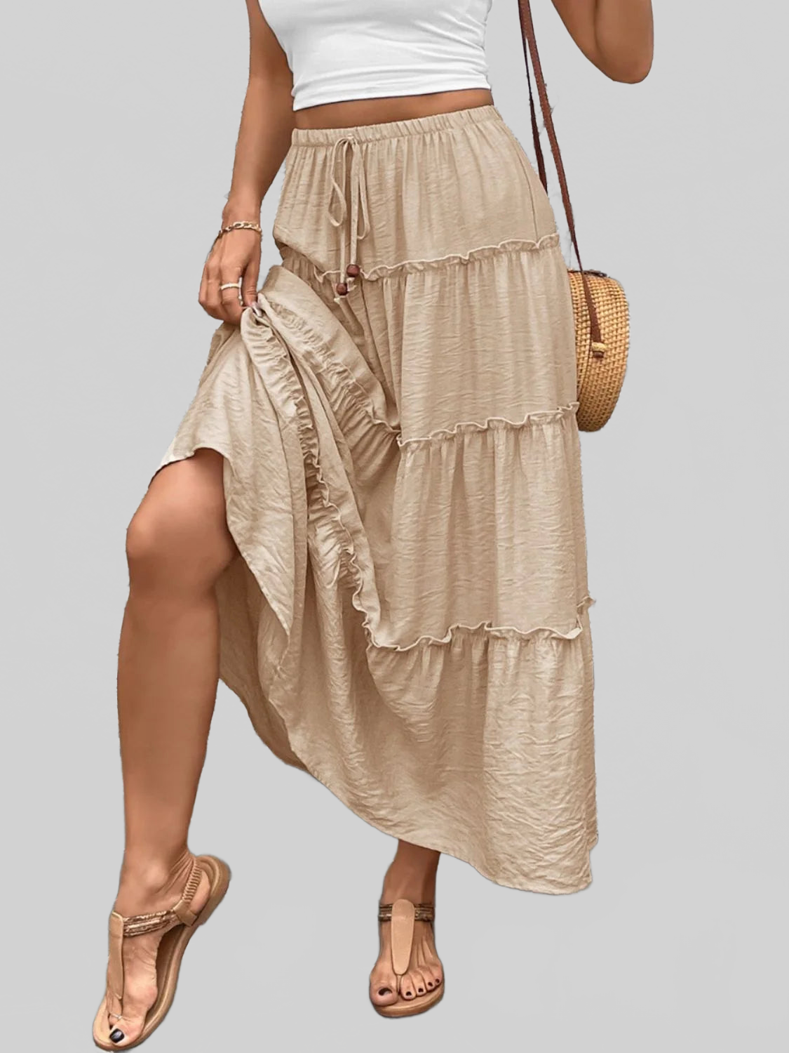 Frill Tiered Skirt nicholesgifts
