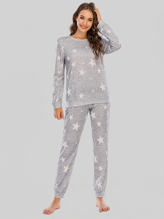 Star Top and Pants Lounge Set nicholesgifts