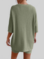 Round Neck Ribbed Top and Shorts Lounge Set nicholesgifts