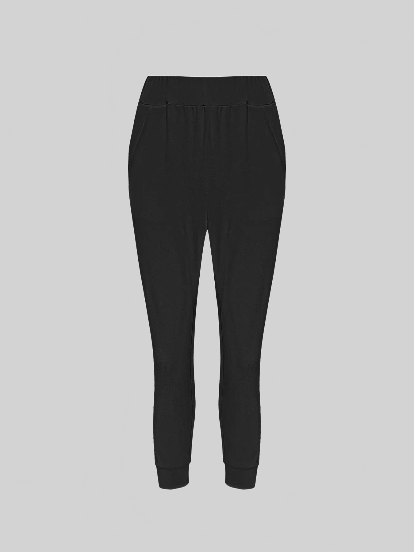 Women Comfortable Elastic Waist Casual Pants nicholesgifts