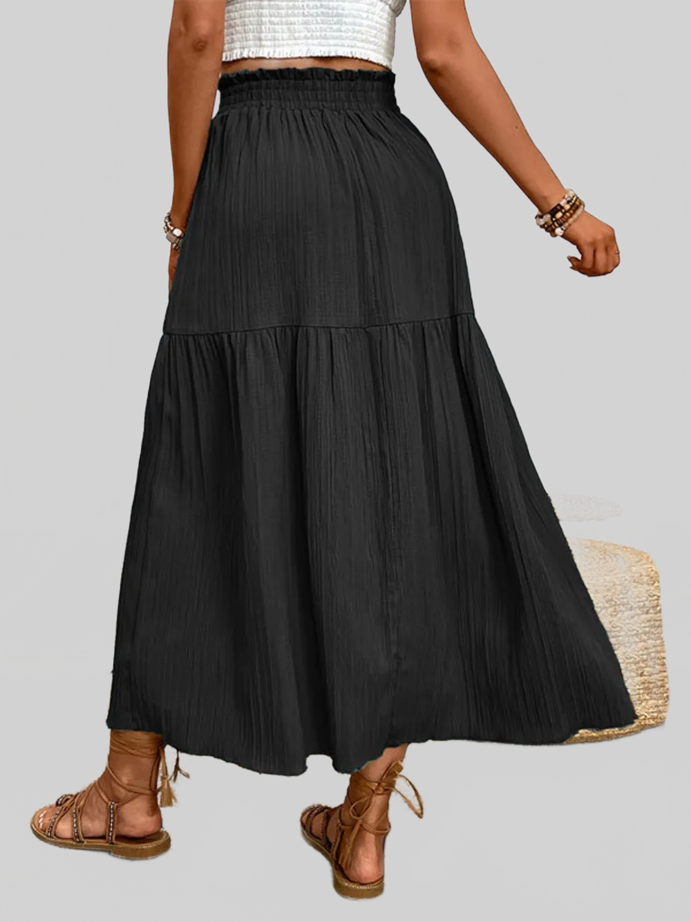 Frill Slit Skirt nicholesgifts
