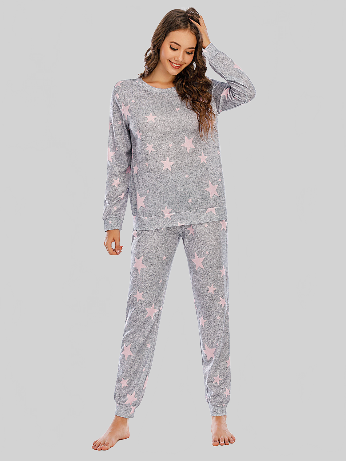 Star Top and Pants Lounge Set nicholesgifts