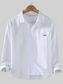 Men's Plus Size Button Up Long Sleeve Shirt nicholesgifts