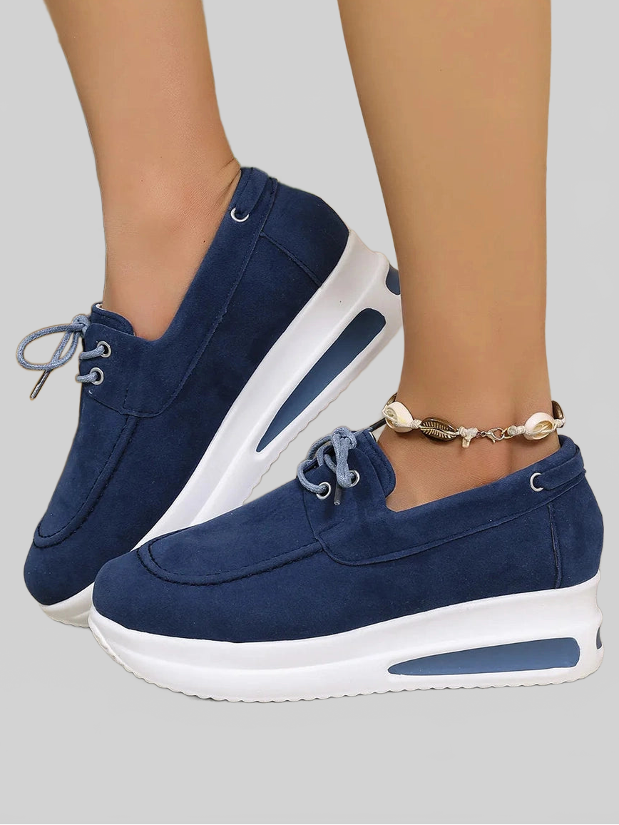 Women Round Toe Platform Sneakers NicholesGifts