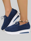 Women Round Toe Platform Sneakers NicholesGifts