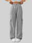 Women Relaxed Fit Pants with Drawstring Waist nicholesgifts
