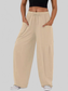 Women Relaxed Fit Drawstring Pants nicholesgifts