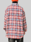 Men's Plus Size Plaid Button Up Long Sleeve Shirt nicholesgifts