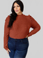 Basic Full Size Ribbed Mock Neck Puff Sleeve T-Shirt nicholesgifts