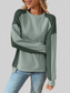 Color Block Long Sleeve Sweatshirt nicholesgifts