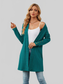 Long Sleeve Open Front Cardigan nicholesgifts