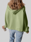 Pocketed Half Zip Dropped Shoulder Hoodie NicholesGifts