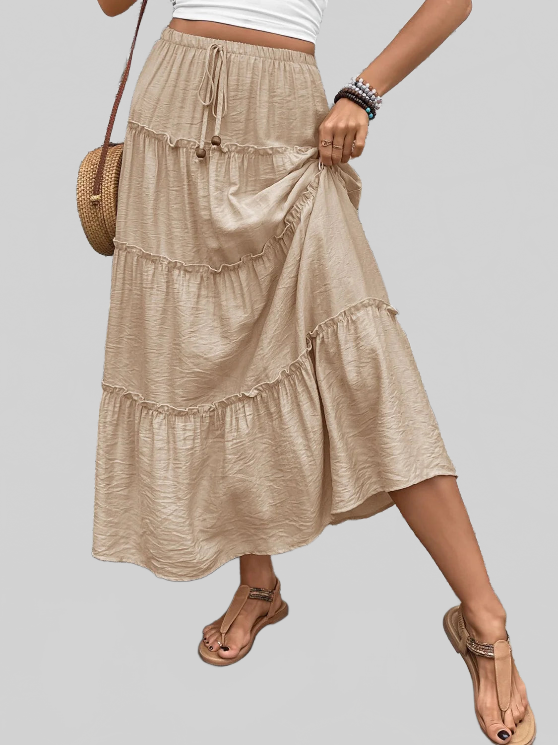 Frill Tiered Skirt nicholesgifts