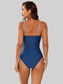 Women Cutout Spaghetti Strap One-Piece Swimwear nicholesgifts