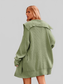 Women Collared Neck Button-Up Cardigan with Pockets nicholesgifts