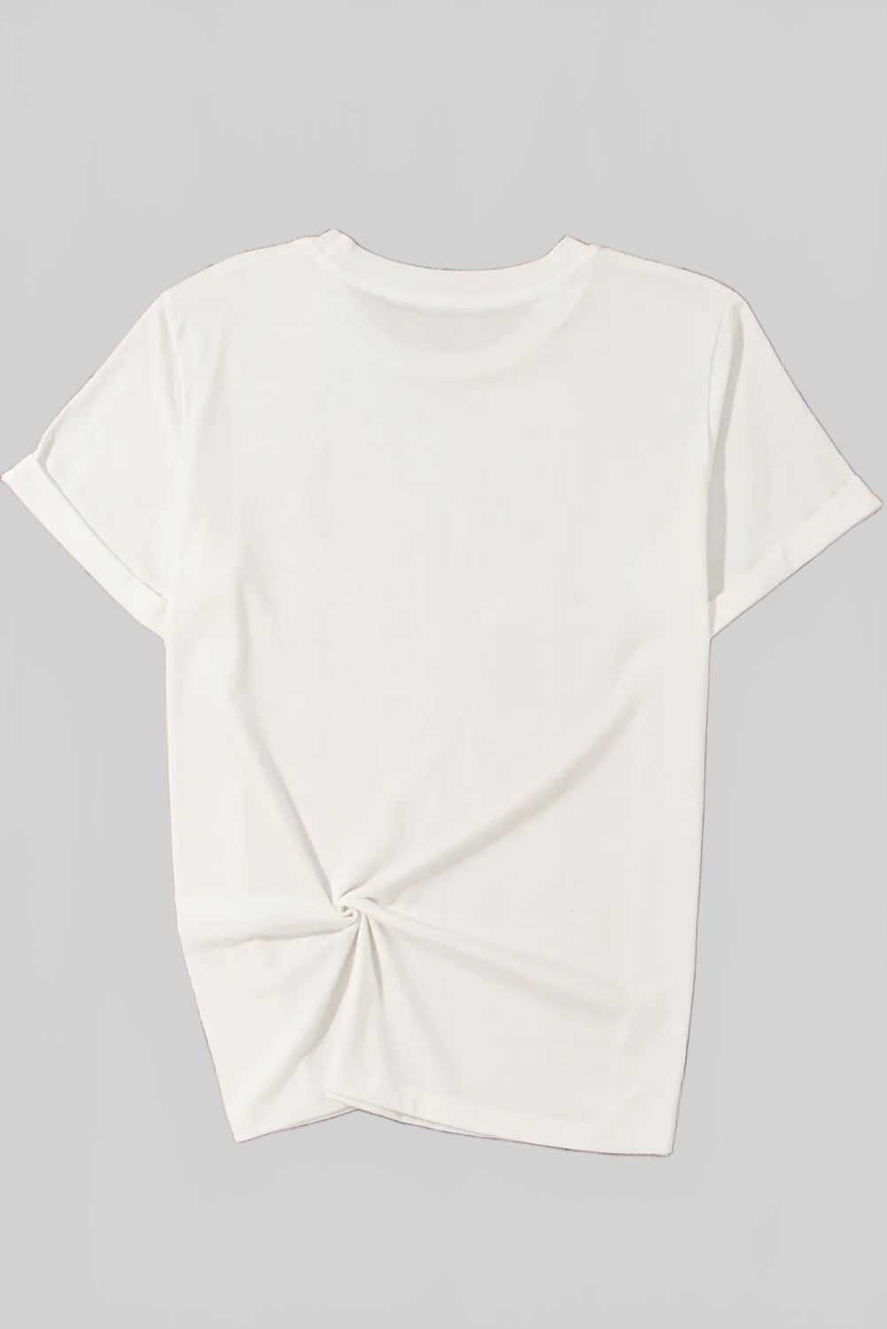 Pumpkin Round Neck Short Sleeve T-Shirt nicholesgifts
