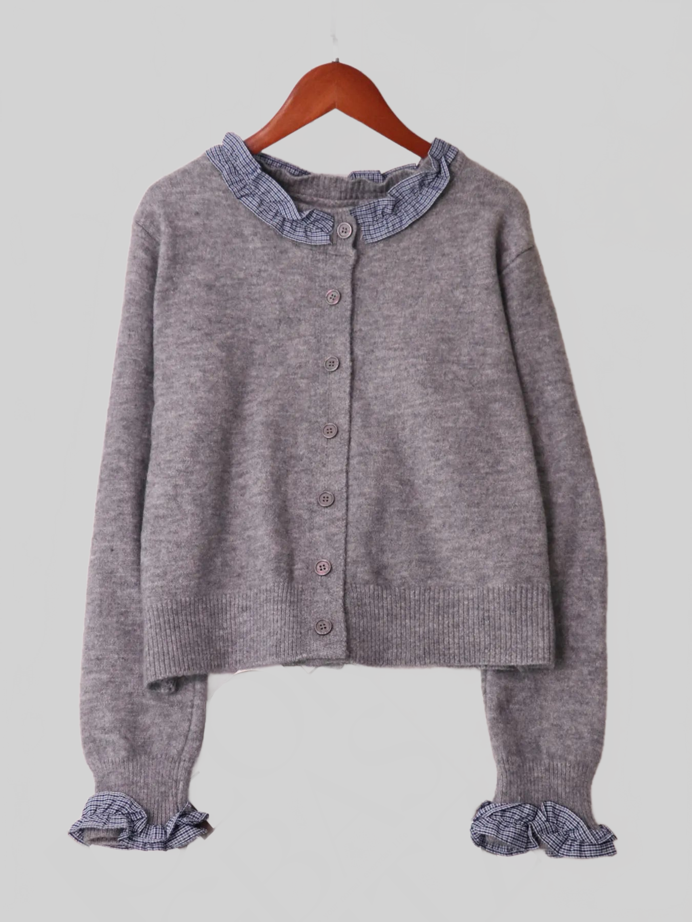 Button Up Long Sleeve Cardigan nicholesgifts