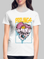 Women Feelings Skeleton Black Short Sleeve T-Shirt nicholesgifts
