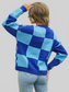 Angel Wings Plaid V-Neck Dropped Shoulder Cardigan nicholesgifts