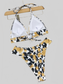 Women Animal Print Halter Neck Bikini Set nicholesgifts
