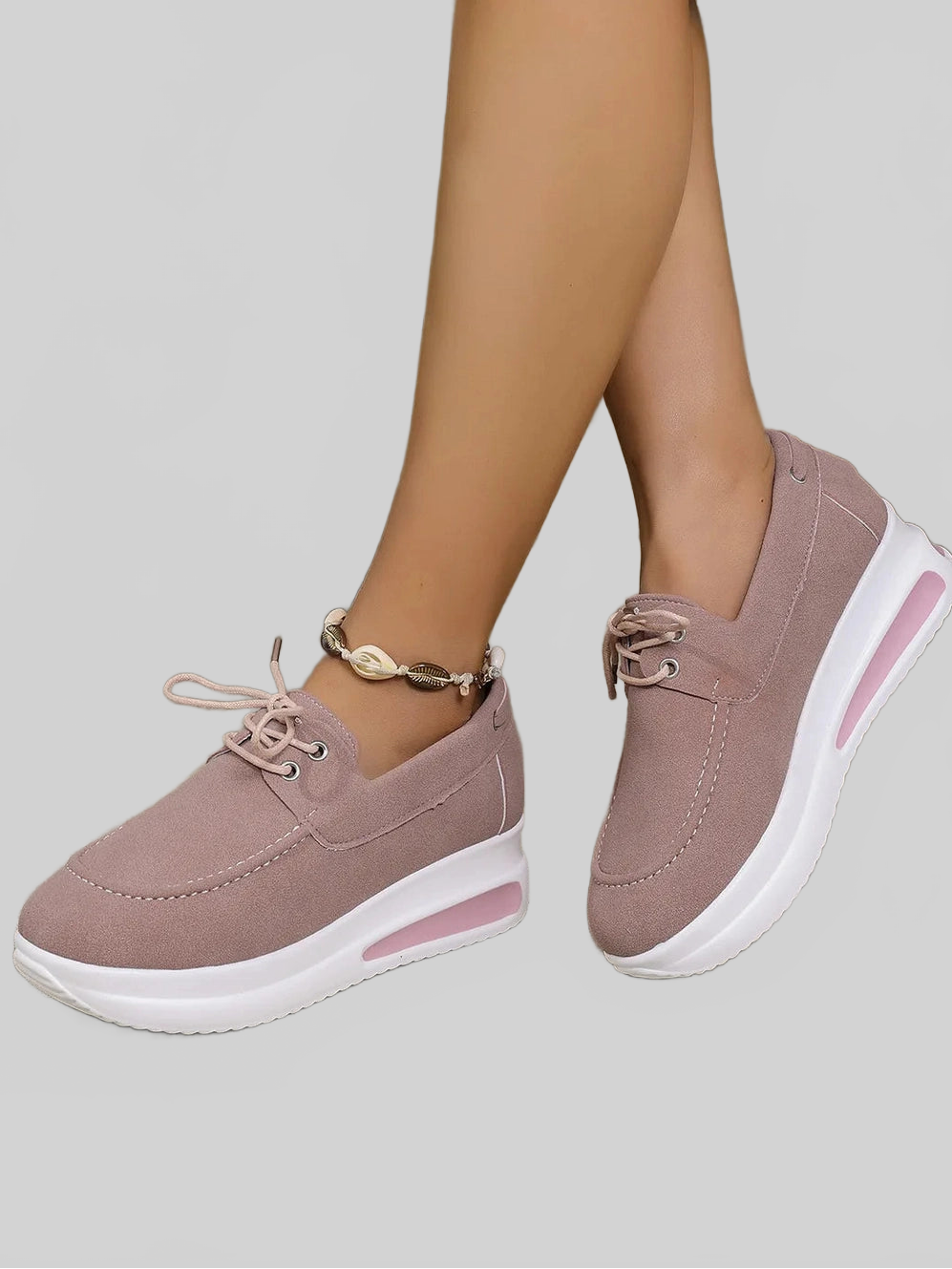 Women Round Toe Platform Sneakers NicholesGifts