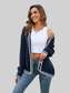 Angel Wings Buttoned V-Neck Long Sleeve Cardigan nicholesgifts