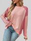 Color Block Long Sleeve Sweatshirt nicholesgifts
