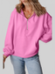 Pocketed Half Zip Dropped Shoulder Hoodie NicholesGifts