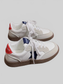 Contrast Star Lace-Up Athletic Sneakers nicholesgifts