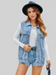 Pocketed Button Up Sleeveless Denim Jacket nicholesgifts