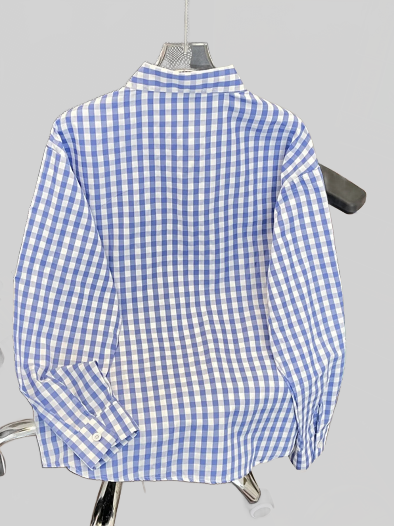 Men's Plus Size Plaid Button Up Long Sleeve Shirt nicholesgifts