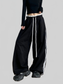 Women Wide Leg Drawstring Pants nicholesgifts