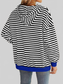 Lovelet Drawstring Striped Long Sleeve Hoodie NicholesGifts