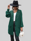 Women Perfee Pearl Detail Cable-Knit Button Up Cardigan nicholesgifts