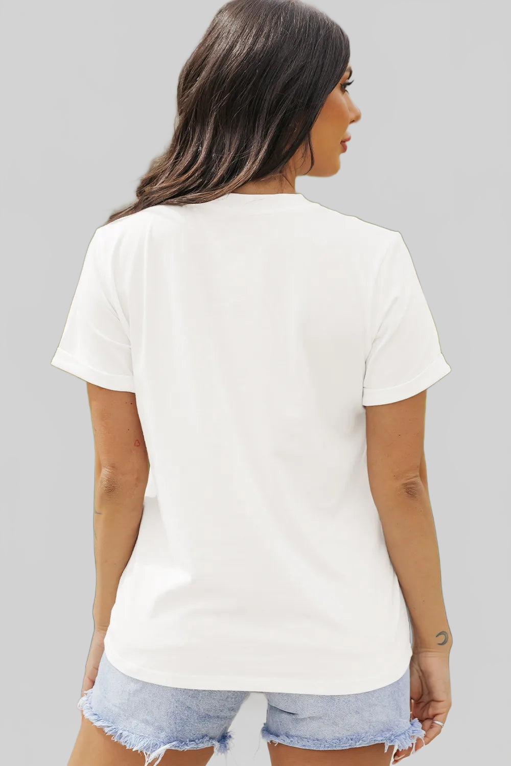 Pumpkin Round Neck Short Sleeve T-Shirt nicholesgifts