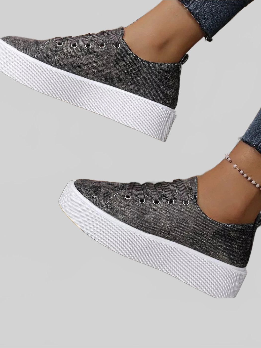 Women Round Toe Platform Sneakers nicholesgifts