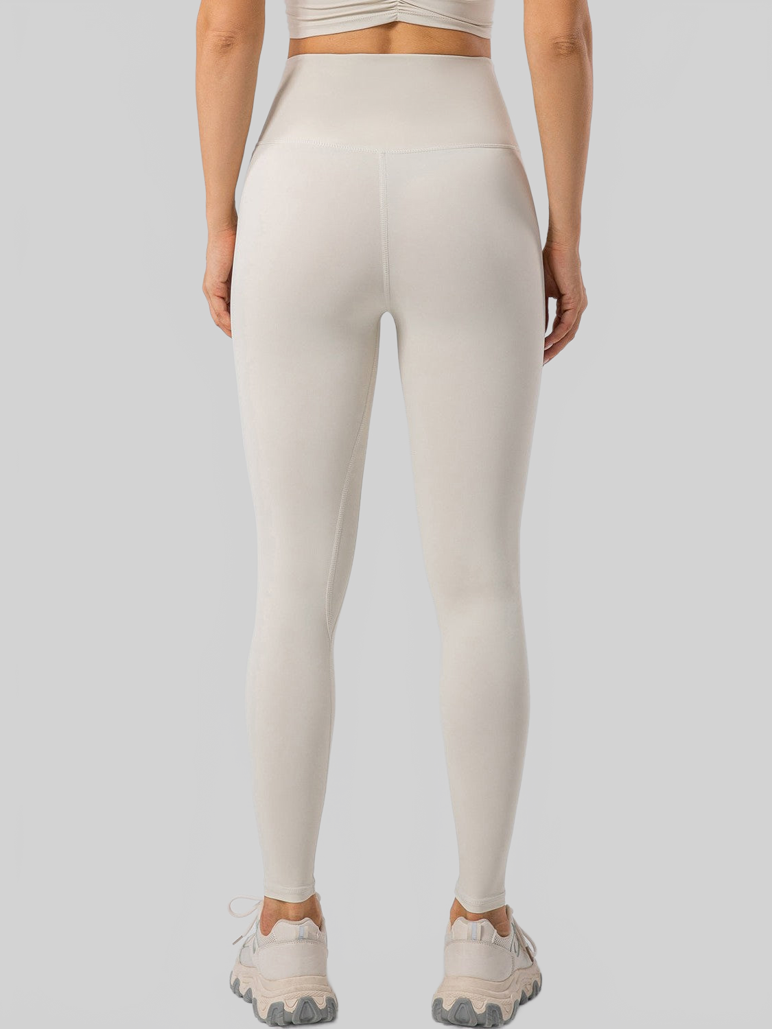 Women High Waist Wide Waistband Active Leggings nicholesgifts