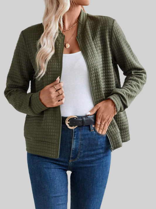 Zip Up Long Sleeve Jacket NicholesGifts