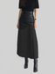 Patchwork Contrast Pleated Skirt nicholesgifts
