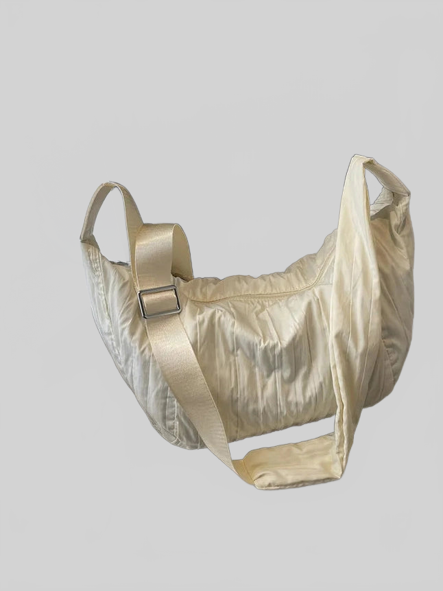 Pleated Dumpling Crossbody Bag nicholesgifts