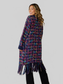 Women Angel Wings Fringe Hem Open Front Cardigan - Multicolor nicholesgifts