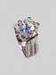 Women Adored 3 Carat Moissanite Three-Layer Ring nicholesgifts