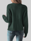 Openwork Button Up Long Sleeve Cardigan nicholesgifts