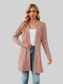 Long Sleeve Open Front Cardigan nicholesgifts
