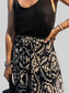 Geometric Elastic Waist Maxi Skirt nicholesgifts