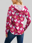 FAM-FAM Heart Drawstring Dropped Shoulder Hoodie NicholesGifts