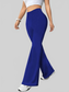 Women High Waisted Flare Pants nicholesgifts