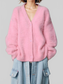 Women Button Up Dropped Shoulder Cardigan nicholesgifts